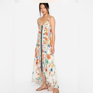 Johnny Was Forma Handkerchief maxi Dress